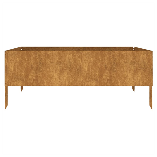 vidaXL Garden Raised Bed 100x100x41 cm Corten Steel - Home Symphony