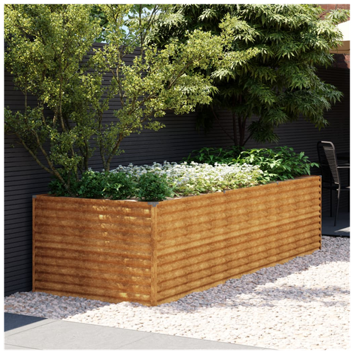 vidaXL Garden Raised Bed 290x100x69 cm Corten Steel - Raised Beds from vidaXL