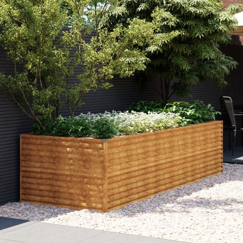 vidaXL Garden Raised Bed 290x100x69 cm Corten Steel - Raised Beds from vidaXL