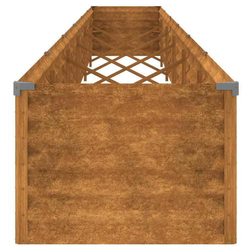 vidaXL Garden Raised Bed 580x50x36 cm Corten Steel - Home Symphony