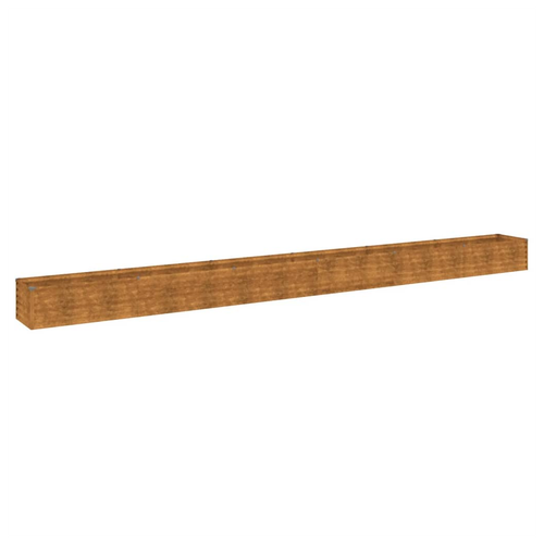 vidaXL Garden Raised Bed 580x50x36 cm Corten Steel - Home Symphony