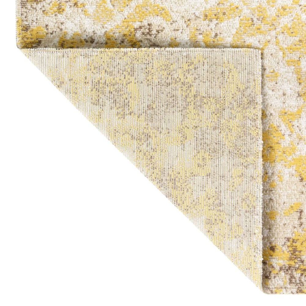 Outdoor Rug Flatweave vidaXL 80x150 cm Yellow - Rug from vidaXL