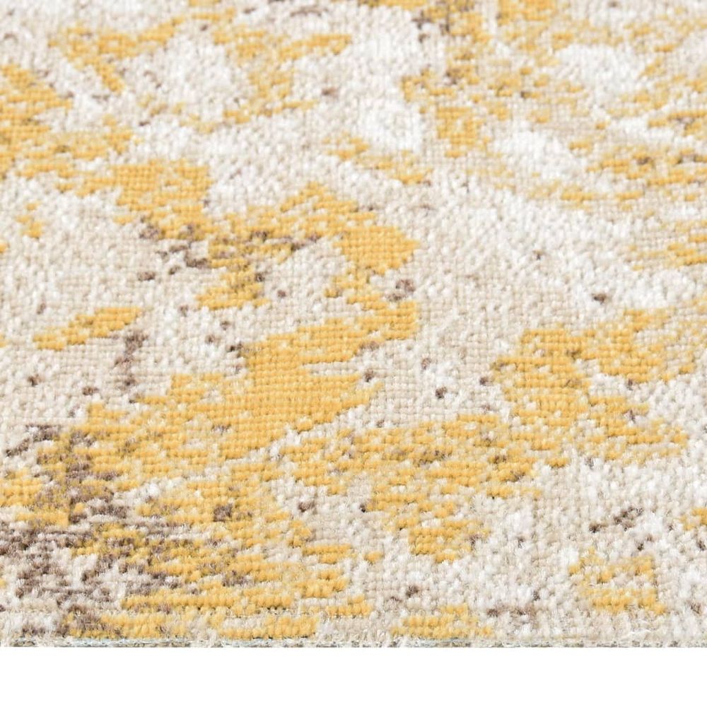 Outdoor Rug Flatweave vidaXL 80x150 cm Yellow - Rug from vidaXL