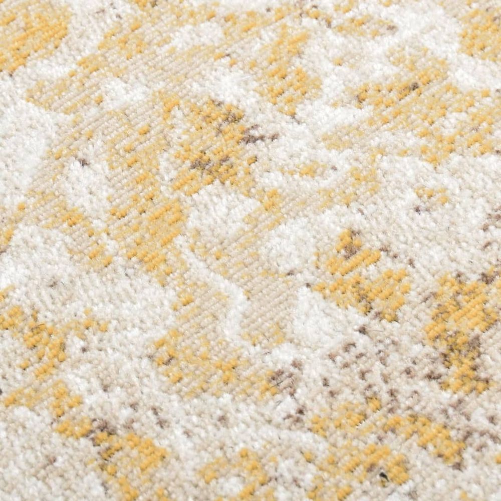 Outdoor Rug Flatweave vidaXL 80x150 cm Yellow - Rug from vidaXL