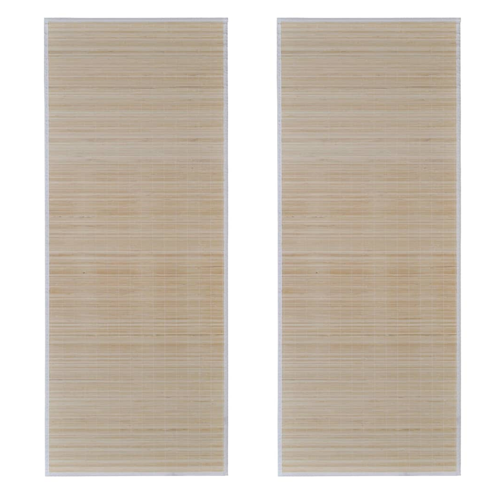 Rectangular Natural Bamboo Rugs 2 pcs vidaXL 120x180 cm - Rug from vidaXL
