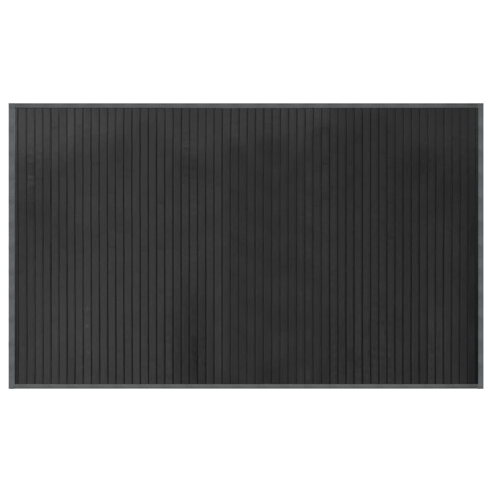 Rug Rectangular Grey60x100 cm vidaXL Bamboo - Rug from vidaXL