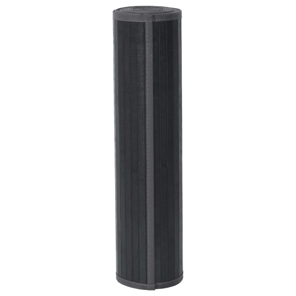 vidaXL Rug Rectangular Grey70x100 cm vidaXL Bamboo - Rug from vidaXL