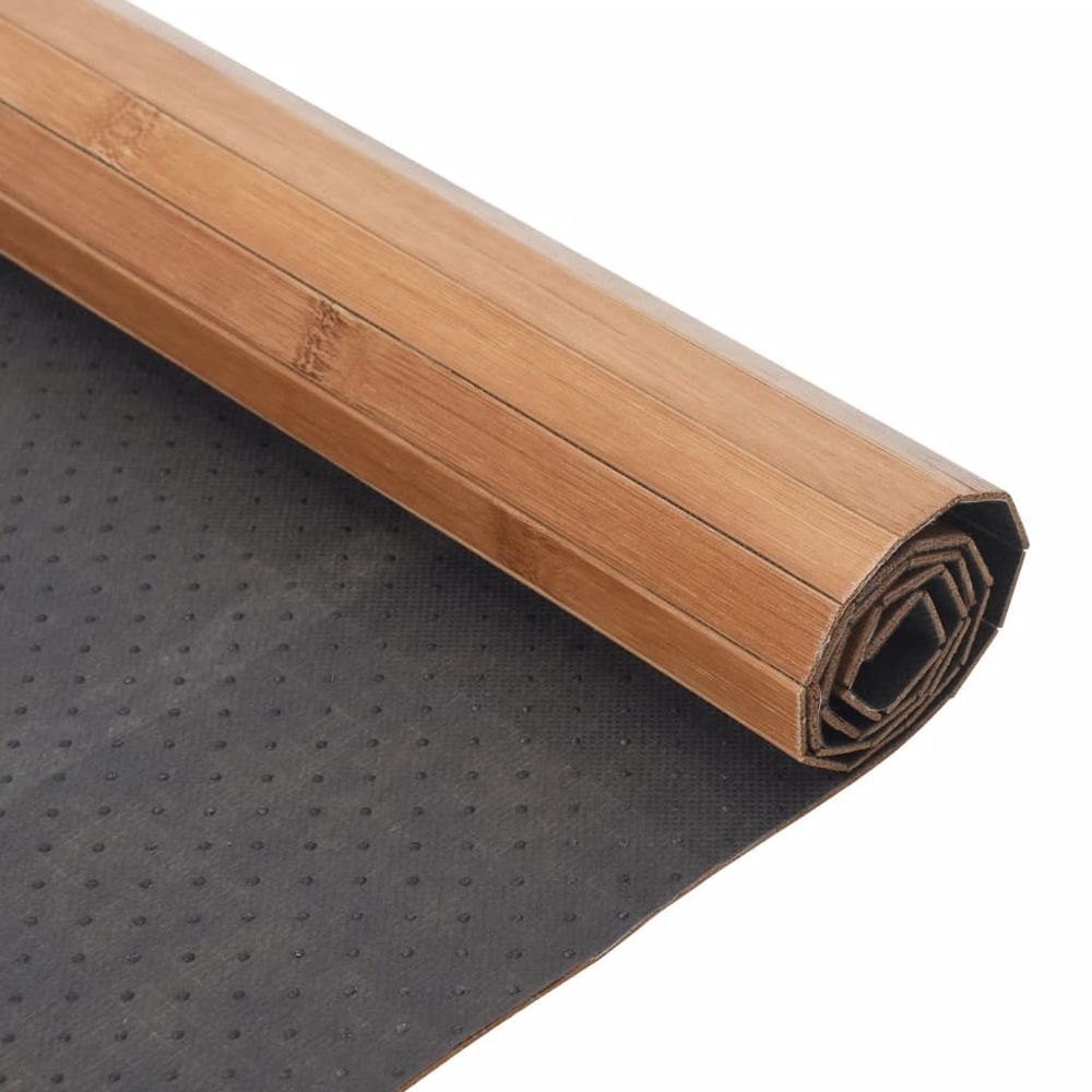vidaXL Rug Square Nature 100x100 cm Bamboo - Rug from vidaXL