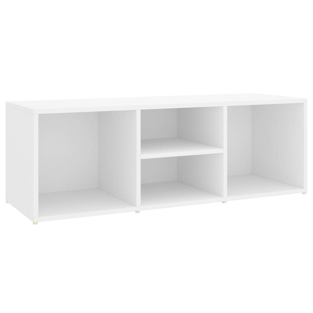 vidaXL Shoe Storage Bench White 105x35x35 cm Engineered Wood - Shoe Storage from vidaXL