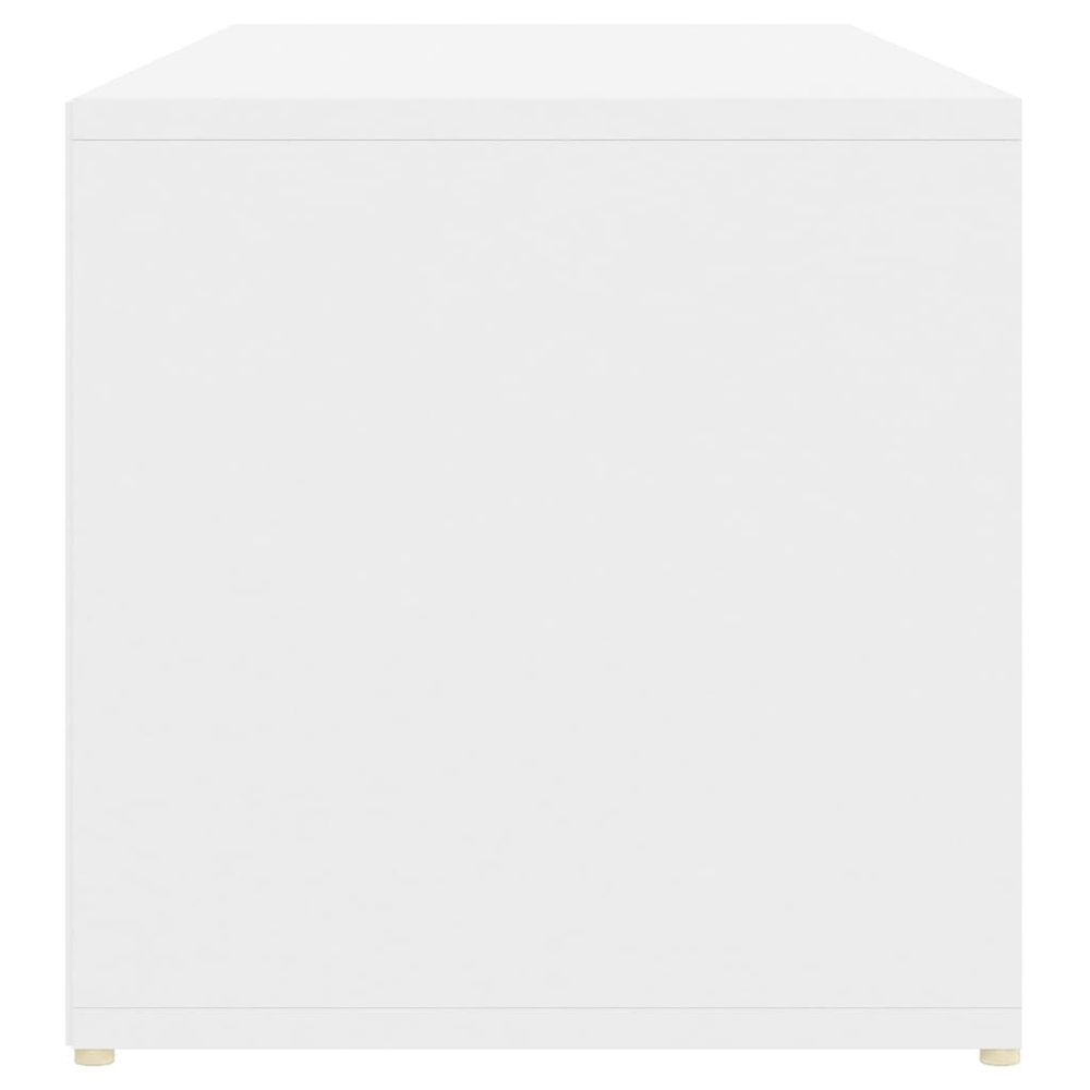 vidaXL Shoe Storage Bench White 105x35x35 cm Engineered Wood - Shoe Storage from vidaXL