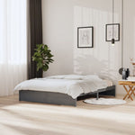 Bed Frame Solid Wood vidaXL  75x190 cm Small Single - Single Bed from vidaXL