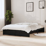 Bed Frame Solid Wood vidaXL  75x190 cm Small Single - Single Bed from vidaXL