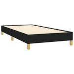 Bed Frame Black 90x190 cm vidaXL Single Fabric by vidaXL