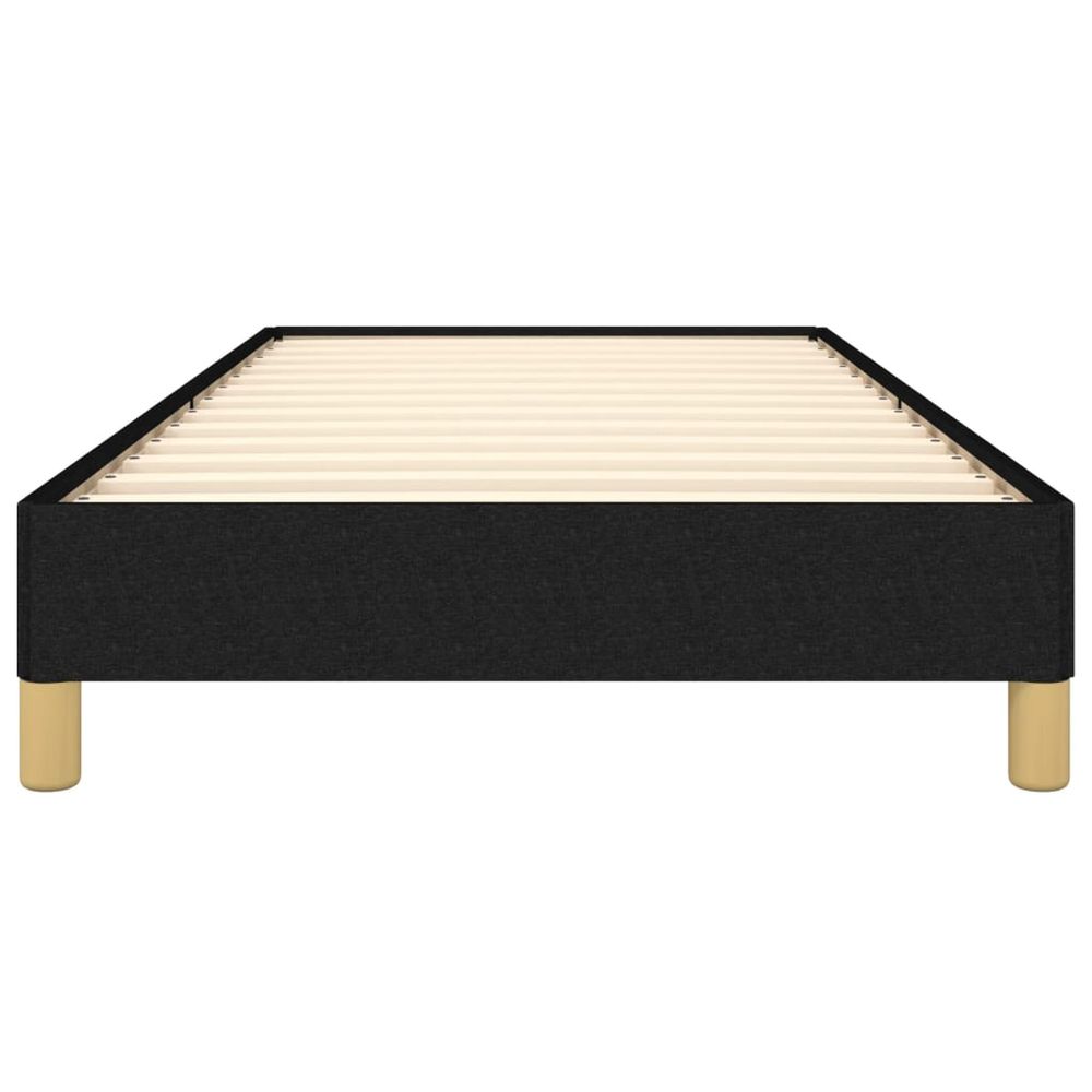 Bed Frame Black 90x190 cm vidaXL Single Fabric - Single Bed from vidaXL