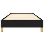 Bed Frame Black 90x190 cm vidaXL Single Fabric by vidaXL