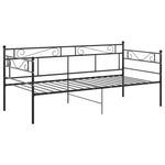 vidaXL Sofa Bed Frame Black Metal 90x200 cm - Sofa Bed from vidaXL