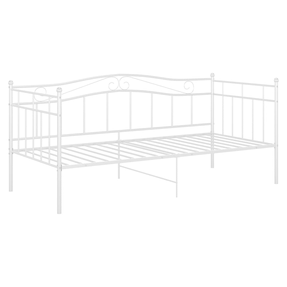 Sofa Bed Frame White vidaXL Metal 90x200 cm - Sofa from vidaXL