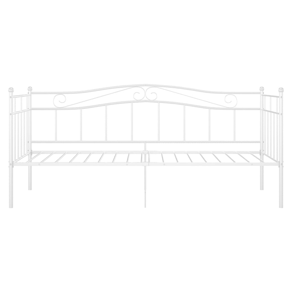 Sofa Bed Frame White vidaXL Metal 90x200 cm - Sofa from vidaXL