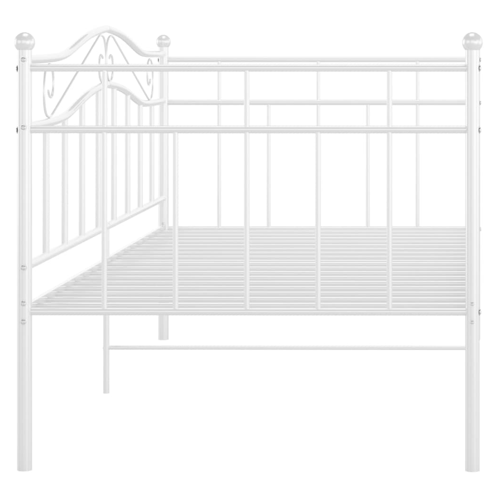 Sofa Bed Frame White vidaXL Metal 90x200 cm - Sofa from vidaXL