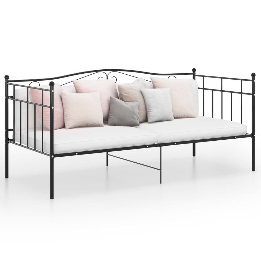 Sofa Bed Frame White vidaXL Metal 90x200 cm - Sofa from vidaXL