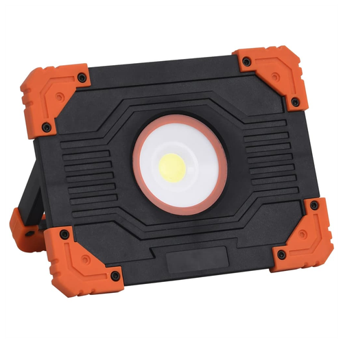 vidaXL Portable LED Spotlight ABS 10 W Cold White - Home Symphony