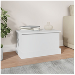 Storage Box White 50x30x28 cm vidaXL Engineered Wood - Storage Box from vidaXL