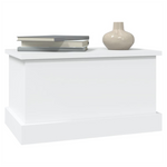 Storage Box White 50x30x28 cm vidaXL Engineered Wood - Storage Box from vidaXL