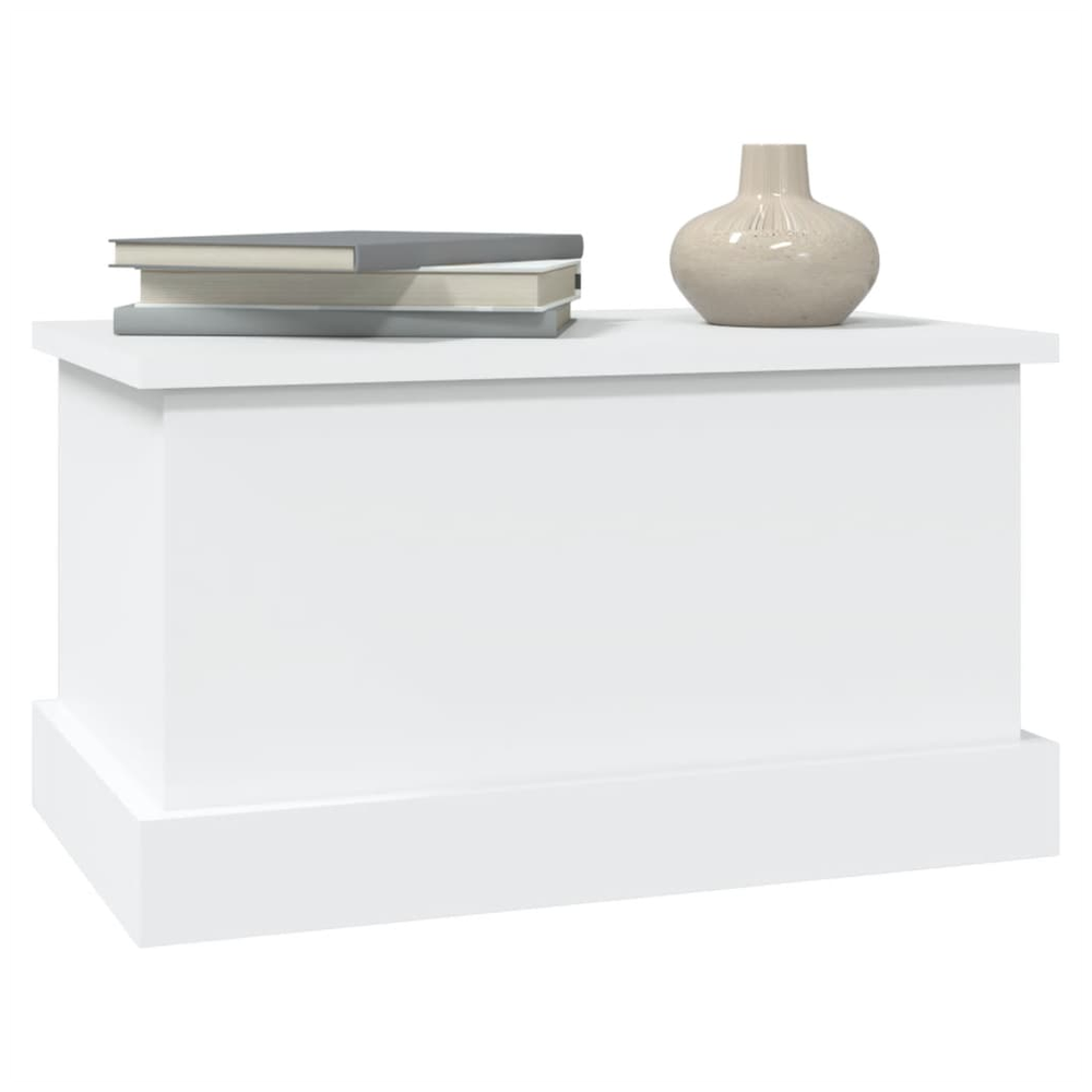 Storage Box White 50x30x28 cm vidaXL Engineered Wood - Storage Box from vidaXL
