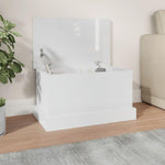 Storage Box White 50x30x28 cm vidaXL Engineered Wood - Storage Box from vidaXL