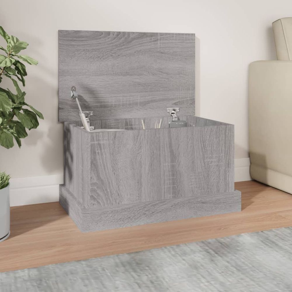 Storage Box White 50x30x28 cm vidaXL Engineered Wood - Storage Box from vidaXL
