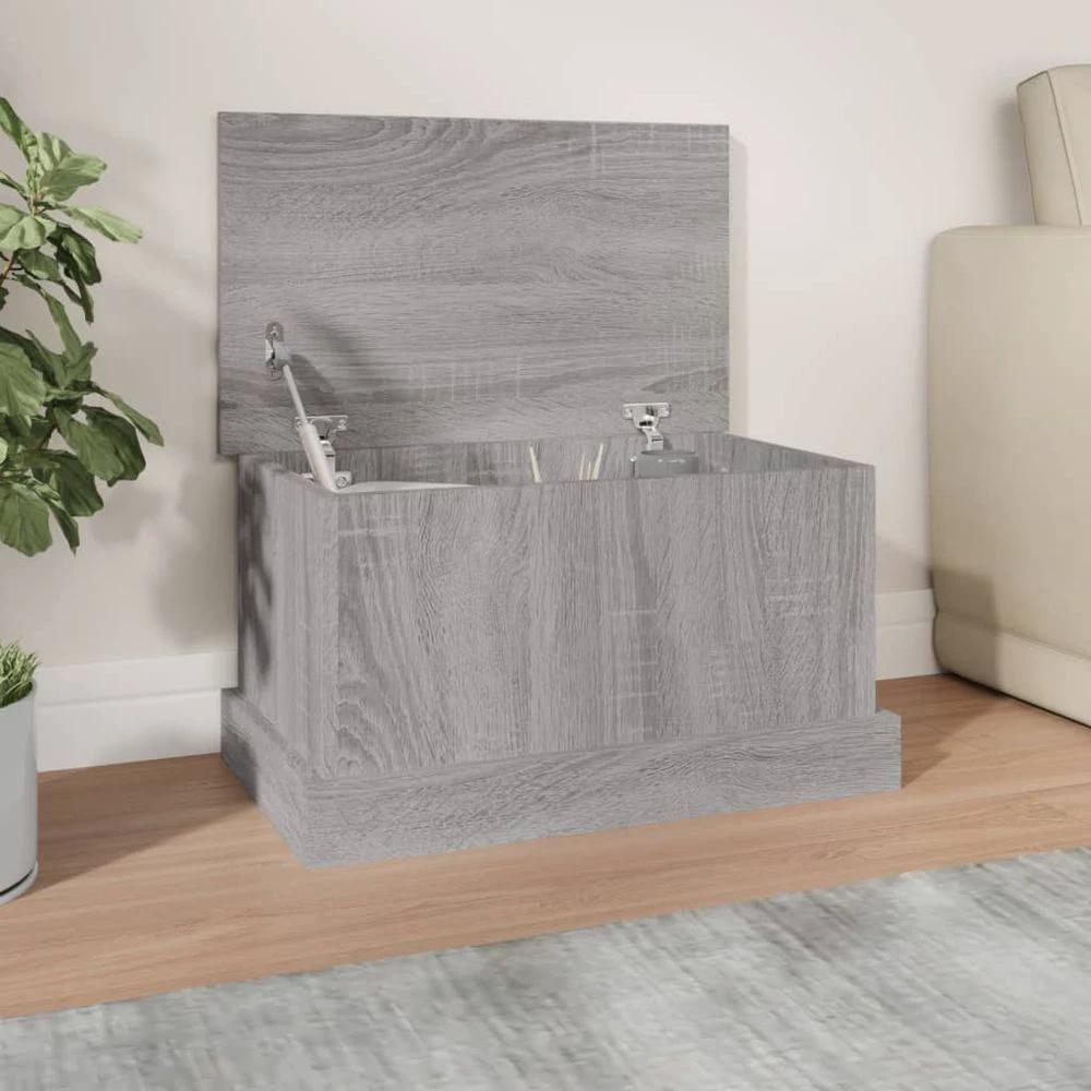 Storage Box White 50x30x28 cm vidaXL Engineered Wood - Storage Box from vidaXL