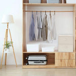 Storage Boxes 2 pcs vidaXL Fabric 43x34x23 cm Anthracite - Storage Box from vidaXL