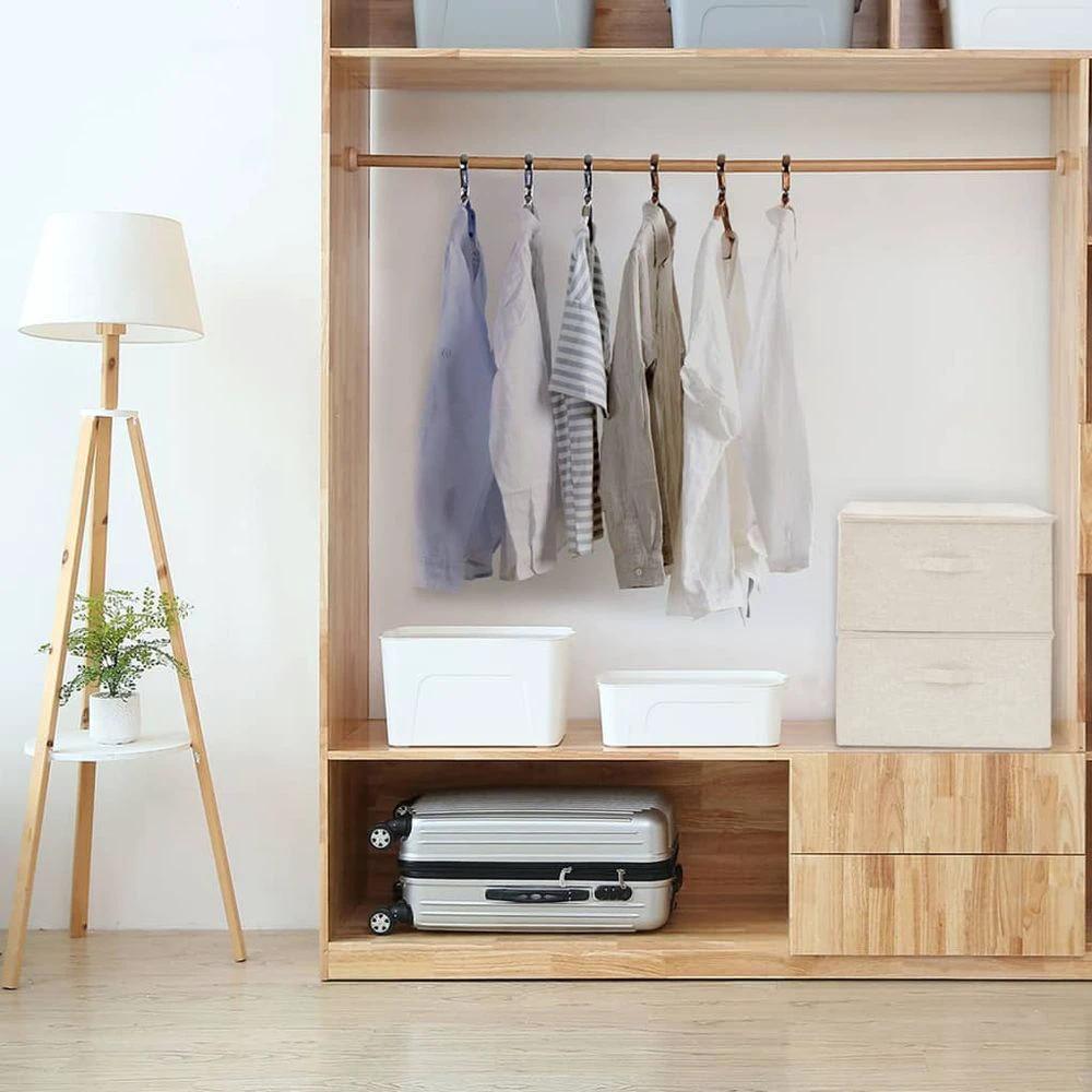 Storage Boxes 2 pcs vidaXL Fabric 43x34x23 cm Anthracite - Storage Box from vidaXL