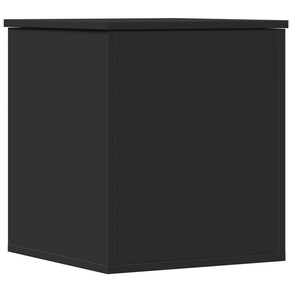 Storage Box Black 40x42x46 cm vidaXL Engineered Wood - Storage Box from vidaXL