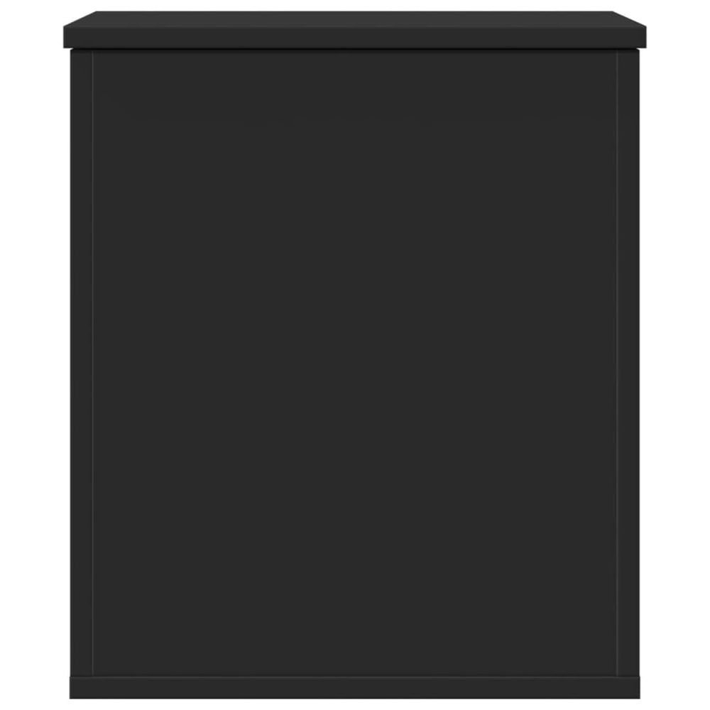 Storage Box Black 40x42x46 cm vidaXL Engineered Wood - Storage Box from vidaXL