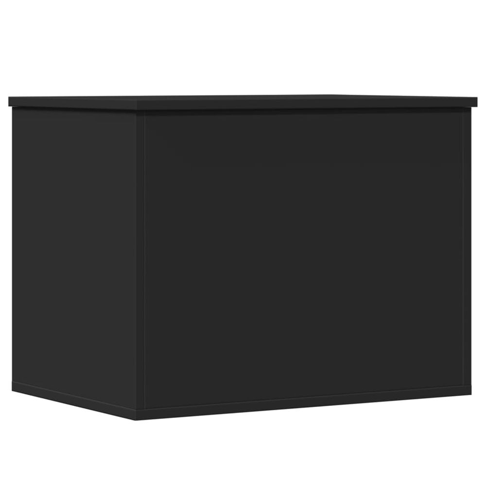Storage Box Black 60x42x46 cm vidaXL Engineered Wood - Storage Box from vidaXL