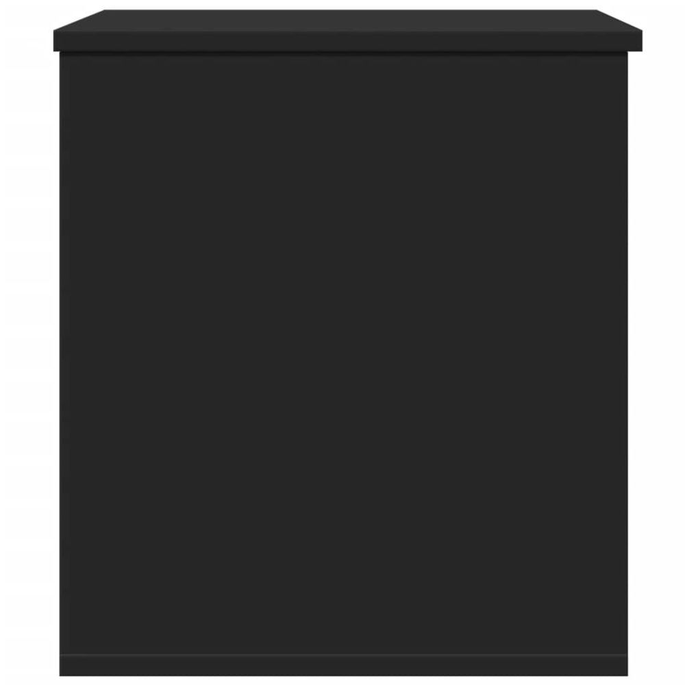 Storage Box Black 60x42x46 cm vidaXL Engineered Wood - Storage Box from vidaXL