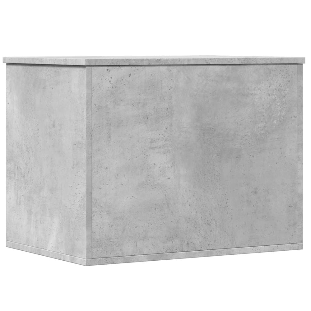 Storage Box Concrete Grey 60x42x46 cm vidaXL Engineered Wood - Storage Box from vidaXL