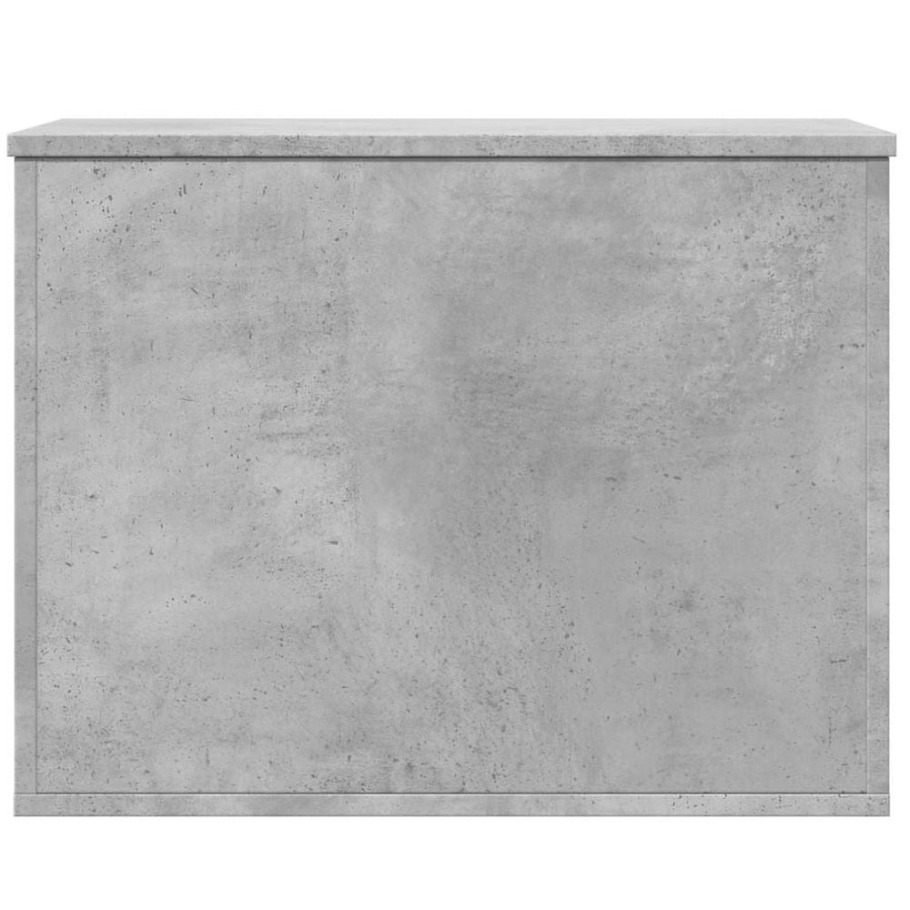 Storage Box Concrete Grey 60x42x46 cm vidaXL Engineered Wood - Storage Box from vidaXL