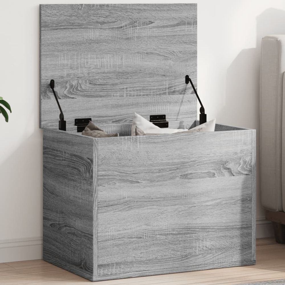 Storage Box Grey Sonoma 60x42x46 cm vidaXL Engineered Wood - Storage Box from vidaXL