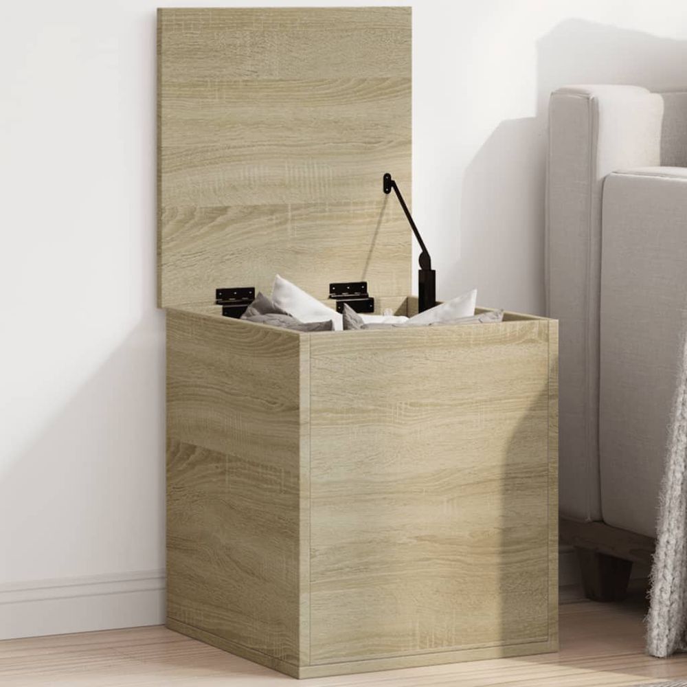 Storage Box Sonoma Oak 40x42x46 cm vidaXL Engineered Wood - Storage Box from vidaXL