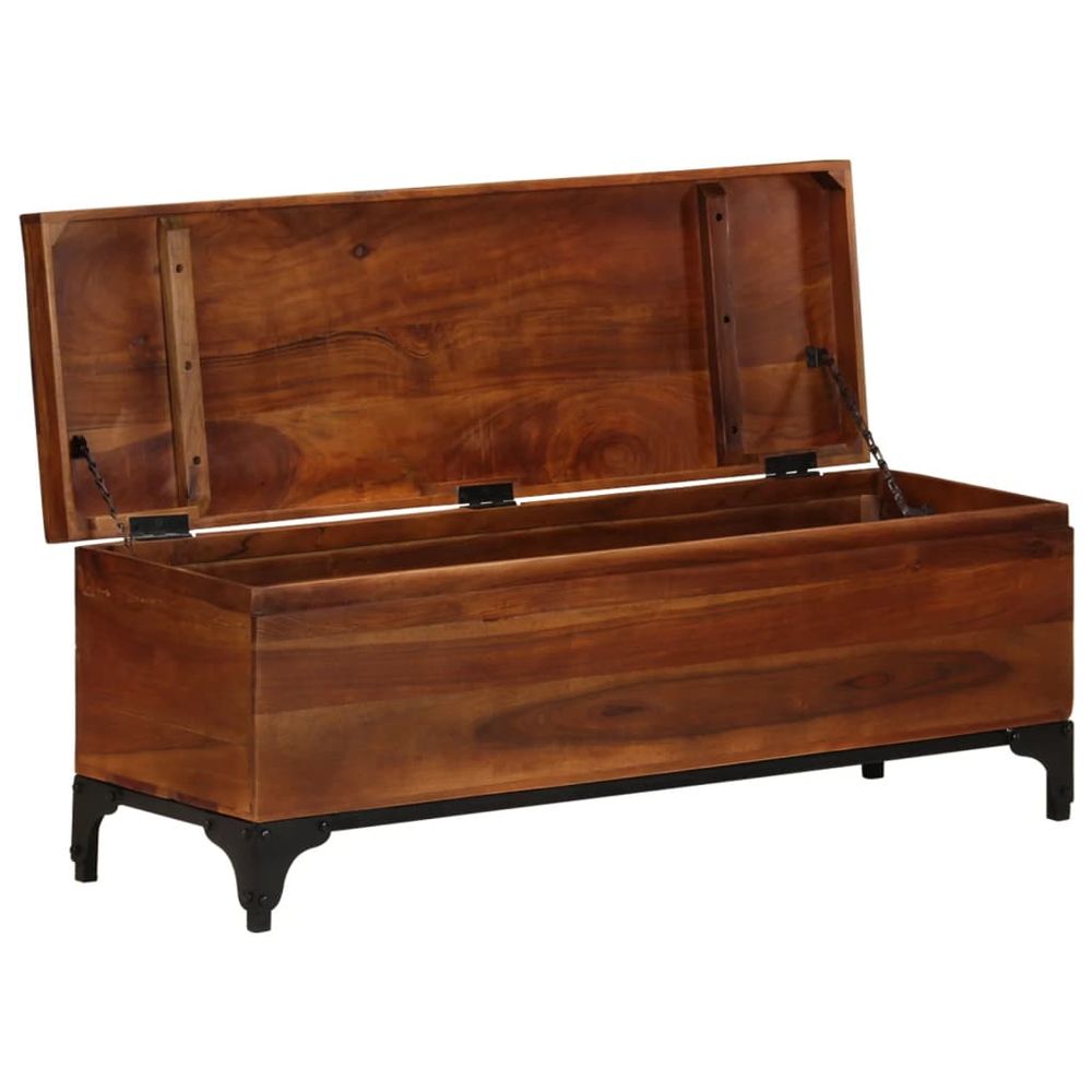 Storage Trunk 110x35x41 cm vidaXL Solid Acacia Wood - Storage Box from vidaXL