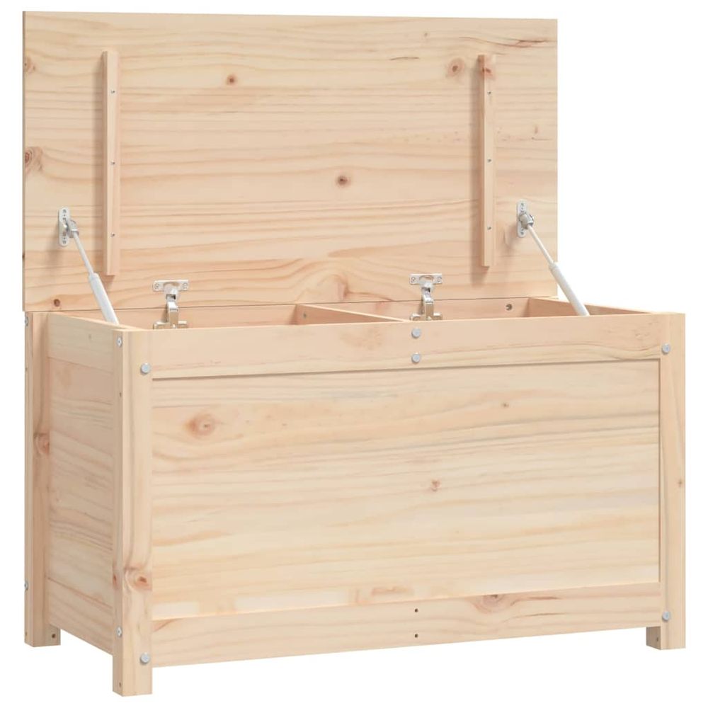 Storage Box 80x40x45.5 cm vidaXL Solid Wood Pine - Storage Box from vidaXL