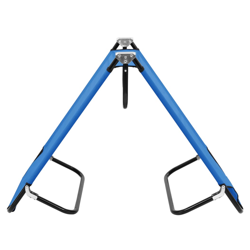 vidaXL Folding Sun Lounger Blue Steel - Sun Lounger from vidaXL