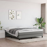 Bed Frame Dark Grey 180x200 cm vidaXL Super King Fabric - Super King Size from vidaXL
