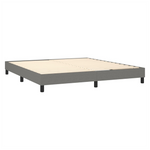 Bed Frame Dark Grey 180x200 cm vidaXL Super King Fabric - Super King Size from vidaXL