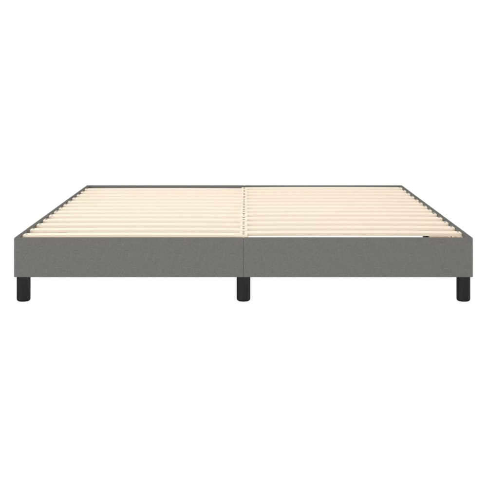 Bed Frame Dark Grey 180x200 cm vidaXL Super King Fabric - Super King Size from vidaXL