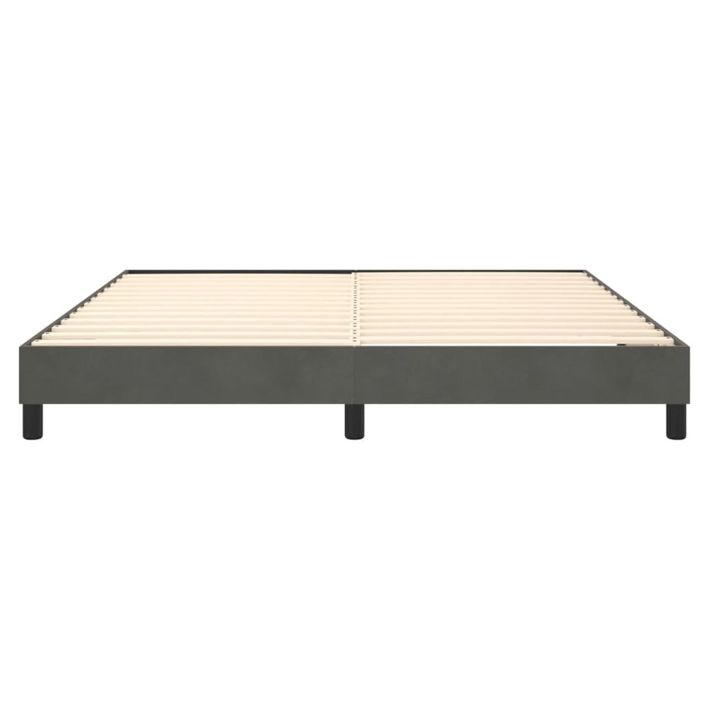 Bed Frame Dark Grey 180x200 cm vidaXL Super King Velvet - Super King Size from vidaXL