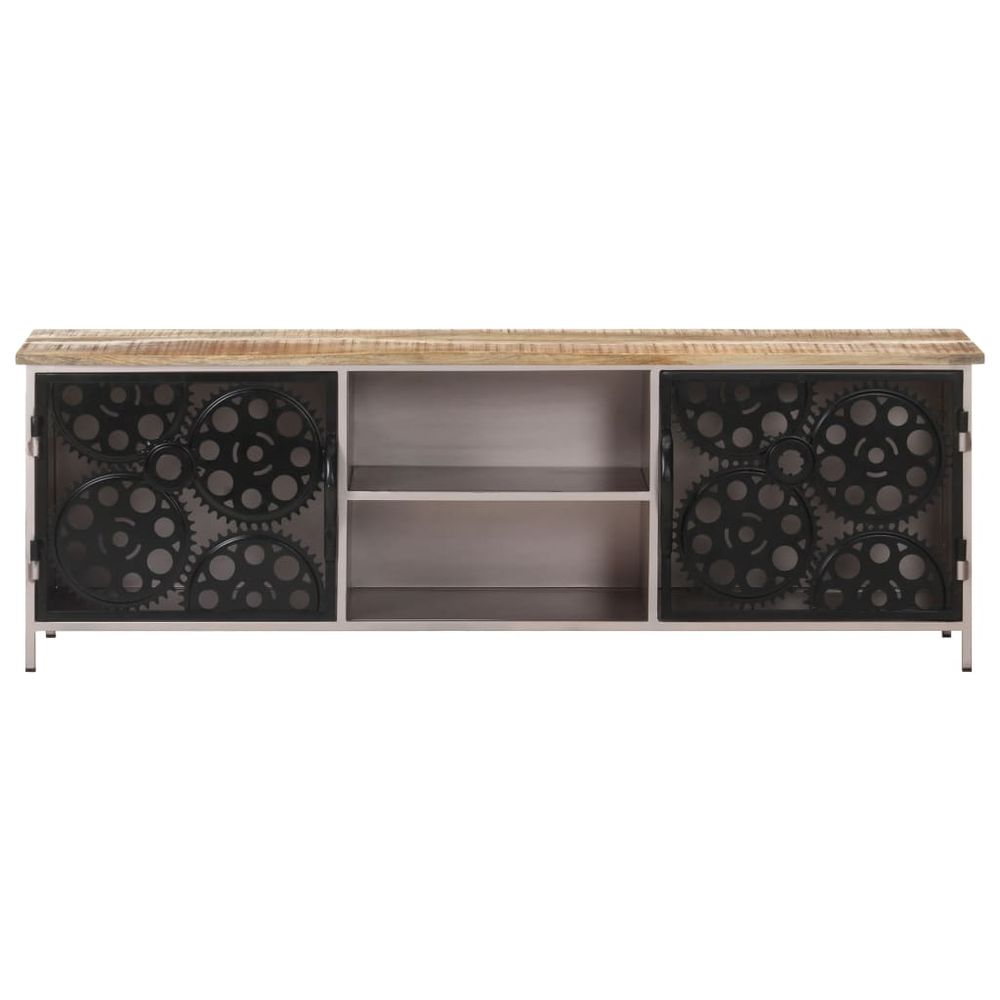 TV Cabinet 120x30x40 cm vidaXL Rough Mango Wood - TV Unit from vidaXL