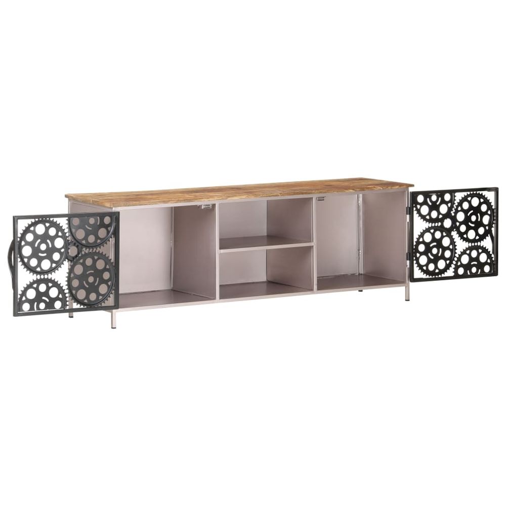 TV Cabinet 120x30x40 cm vidaXL Rough Mango Wood - TV Unit from vidaXL